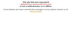 Desktop Screenshot of gebelofflaw.casetracker123.com